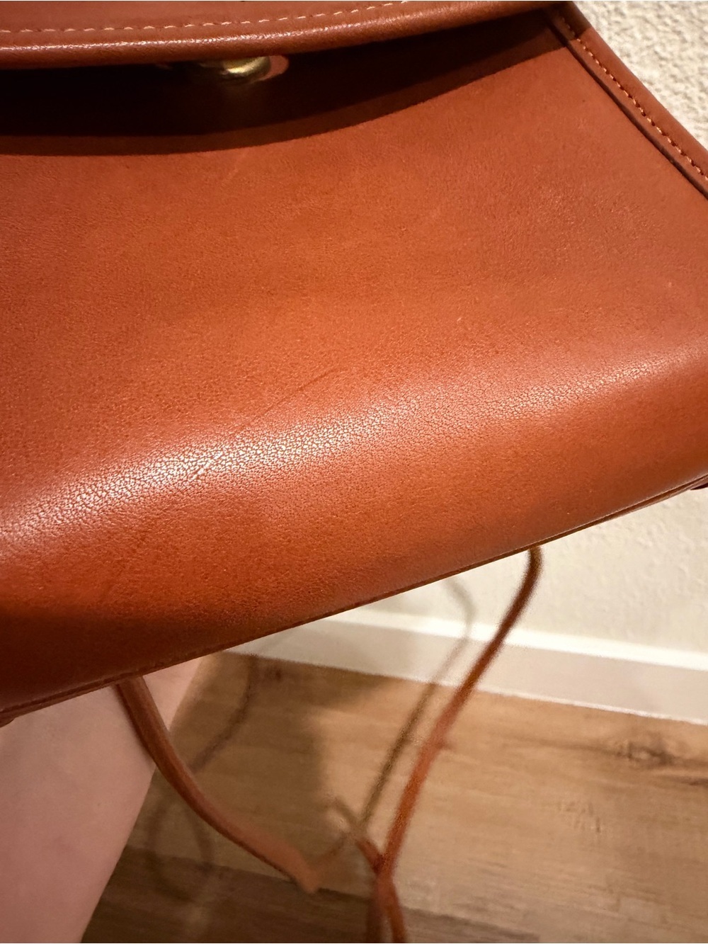 Vintage Coach Scooter Crossbody Bag Brown - Picture 10 of 13